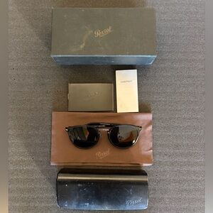 Persol 3210-S Black Typewriter Evolution Sunglasses